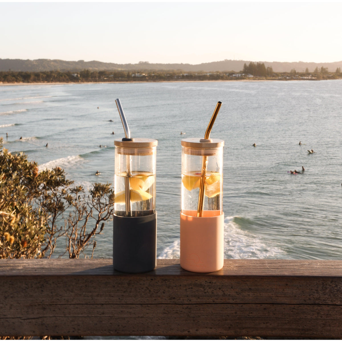 thatecolifestyle - Glass Smoothie Tumbler - Sand – Behind The Trees